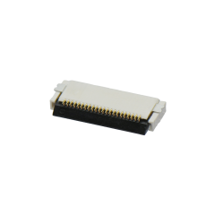 Pitch 0.50mm H2.0mm卧贴后掀盖双面接 FPC